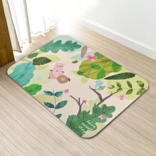【怪獸】新銳設計師 10秒頂吸 軟式珪藻土吸水地墊 Sindy馨 60x40cm(吸水地墊 軟式珪藻土 珪藻土地墊)