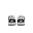 【NIKE 耐吉】休閒鞋 嬰幼 男鞋 女鞋 COURT BOROUGH LOW RECRAFT TD 彈性鞋帶 皮革 白黑色(DV5458131)