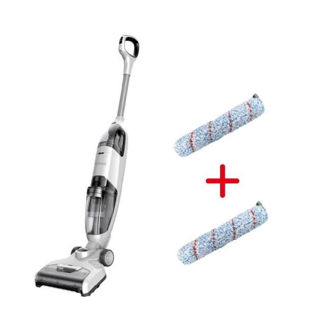 【HERAN 禾聯】無線洗拖吸塵器-HWC-22EC010(自動清潔滾刷/拖地吸塵/洗地機入門款/momo獨家)