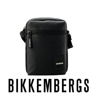 【Bikkembergs】義大利原裝進口 限量3折 頂級皮革肩背包 930P 全新專櫃展示品(黑色)