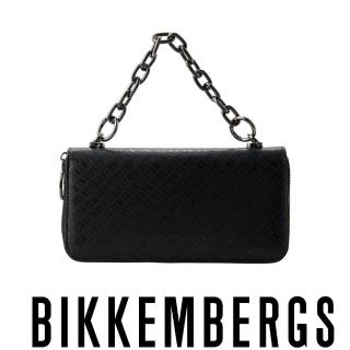 【Bikkembergs】義大利原裝進口 限量3折 頂級皮革WOC鍊帶包 364P 全新專櫃展示品(黑色)