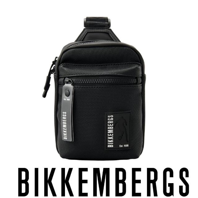 【Bikkembergs】義大利原裝進口 頂級運動肩背包 952P(黑色)