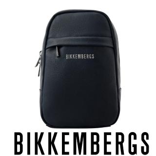 【Bikkembergs】義大利原裝進口 頂級皮革斜背包 970P(深藍色)