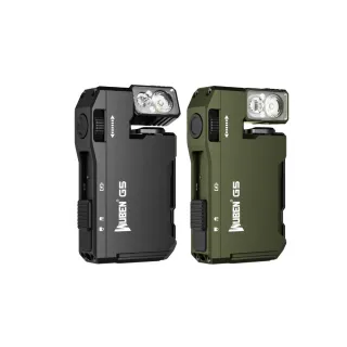 【WUBEN】錸特光電 G5 多功能便攜燈 400流明(7色RGB 無極調節 背夾自由調整 尾部磁吸 180度旋轉)