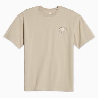 【CONVERSE】短袖上衣 男 GARDEN RAIN TEE 淺褐 10027714-A03