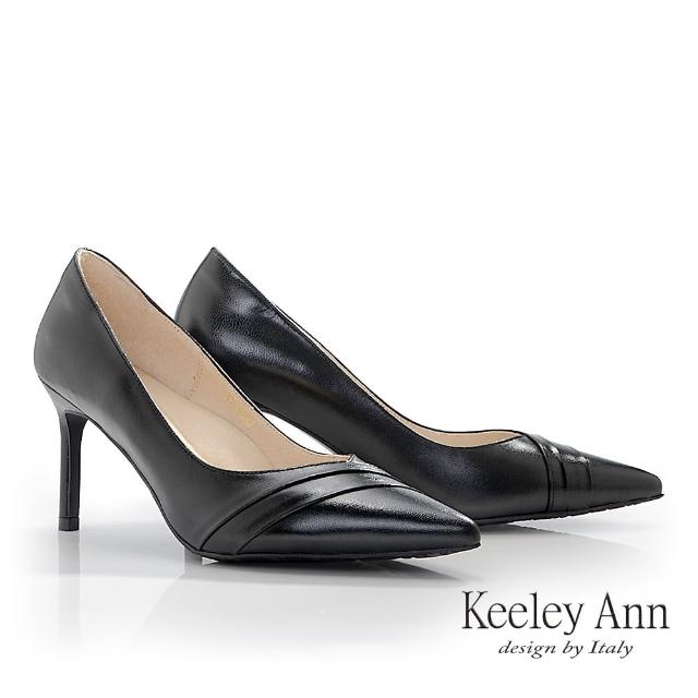 【Keeley Ann】質感羊尖頭高跟鞋(黑色535018210)