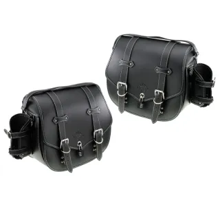 【Supamoto】機車馬鞍包―快拆支架版P(皮革馬鞍袋/復古檔車改裝/可擴充/側包/側箱/加掛包包)