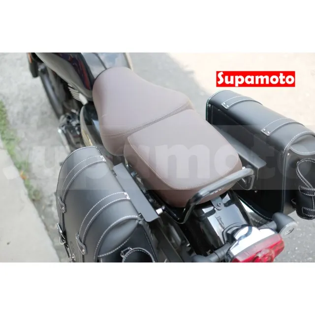 【Supamoto】機車馬鞍包―快拆支架版P(皮革馬鞍袋/復古檔車改裝/可擴充/側包/側箱/加掛包包)