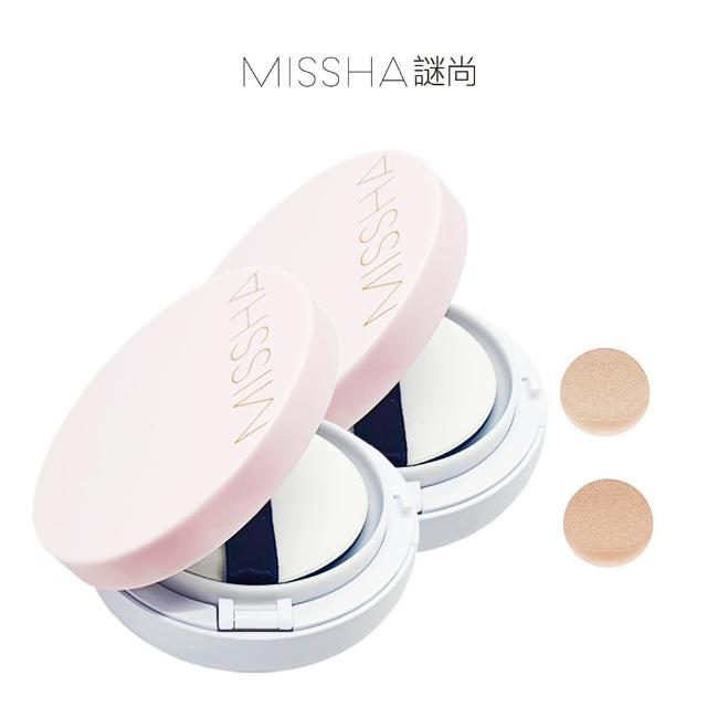 【MISSHA】輕透裸光無瑕氣墊粉餅x2 15g
