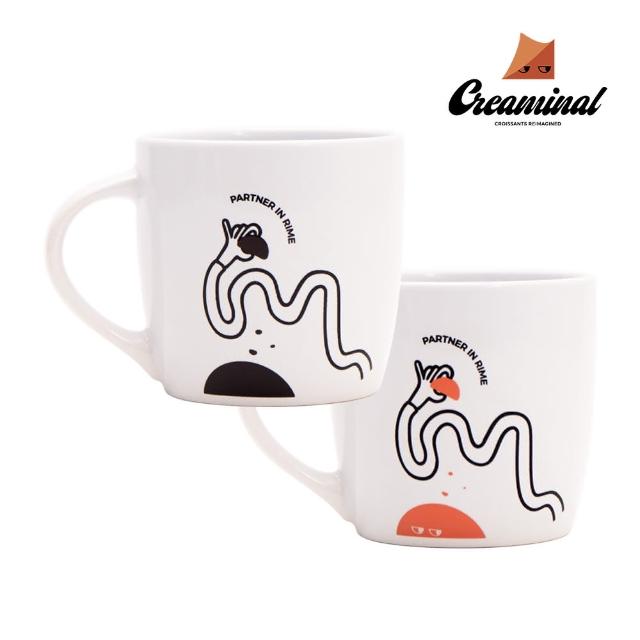 【WOKY 沃廚】Creaminal 感溫變色陶瓷馬克杯350ml