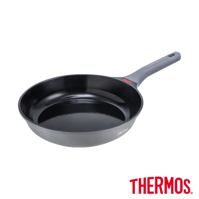 【THERMOS膳魔師】獨家專售_新一代星曜不沾鍋單柄壓鑄平底鍋28cm+雙耳湯鍋24cm(TFC-F28N+TFC-W24N)