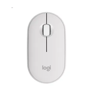 【Logitech 羅技】Pebble M350s 無線藍牙滑鼠(珍珠白)