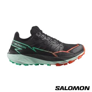 【salomon官方直營】女 THUNDERCROSS 野跑鞋(黑/櫻茄紅/光電綠)