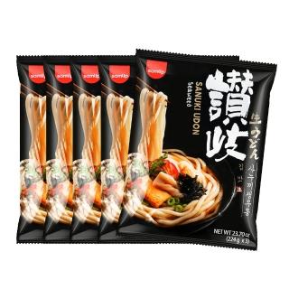 【Samlip】韓國 讚岐烏龍麵 海苔風味 海鮮風味672g/袋 5袋組(常溫)