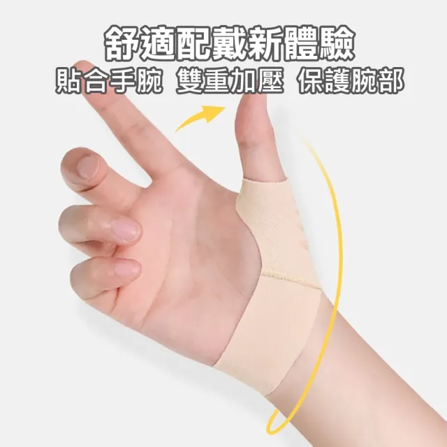 【XA】隱形款機能拇指固定帶單支S-L(拇指護腕/掌腕/舒適/護指套/健身護具/新品/大拇指/貼合/特降)