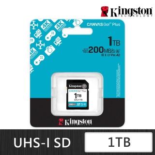 【Kingston 金士頓】Canvas Go! Plus SD 1TB 記憶卡(SDG4/1TB)