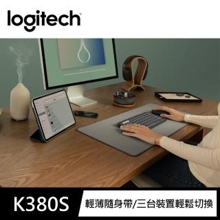 【Logitech 羅技】K380s 跨平臺藍牙鍵盤(石墨灰)