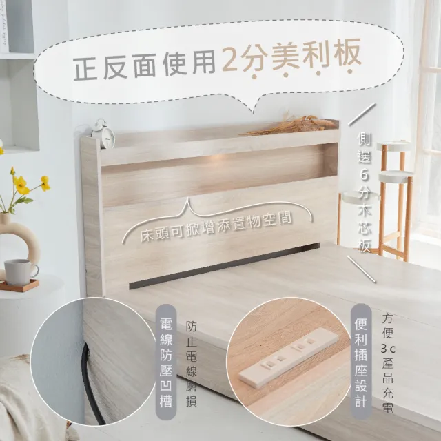 【藤原傢俬】白色戀人5件式房間組5尺雙人(床頭+6分木芯板床底+3x6衣櫥+2抽櫃+床墊)
