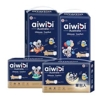 【Aiwibi 愛薇彼】夜用甄柔瞬吸 褲型紙尿褲 M-XXL(褲型/紙尿褲/尿布 好穿脫)