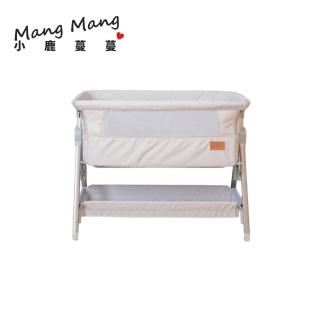【Mang Mang 小鹿蔓蔓】Face 2 Face嬰兒床邊床 清透Air版(可攜式 嬰兒床 附床墊、收納袋、蚊帳)