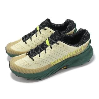 【MERRELL】越野跑鞋 Agility Peak 5 男鞋 黃 綠 緩衝 抓地 戶外 運動鞋(ML068337)