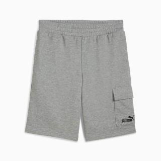 【PUMA】短褲 男 休閒褲 10吋工裝褲 亞規 ESS NO. 1 LOGO 灰 68266203