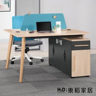 【H&D 東稻家居】二人辦公桌 書桌 學習桌 電腦桌(TCM-09885)