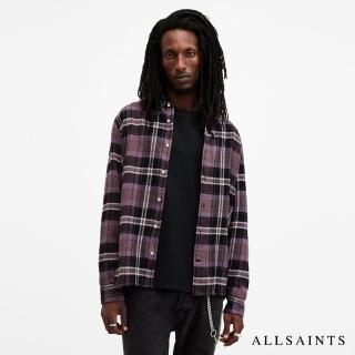 【ALLSAINTS】BUZZARD 純棉法蘭絨格紋襯衫 M085SB(舒適版型)