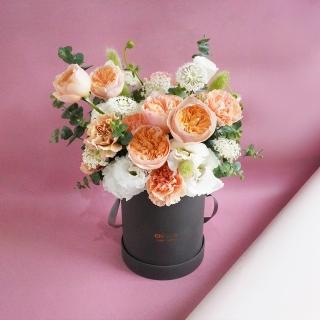 【CNFlower 西恩】母親節限定 燦爛橘春 鮮花禮盒(鮮花/驚喜/祝福)