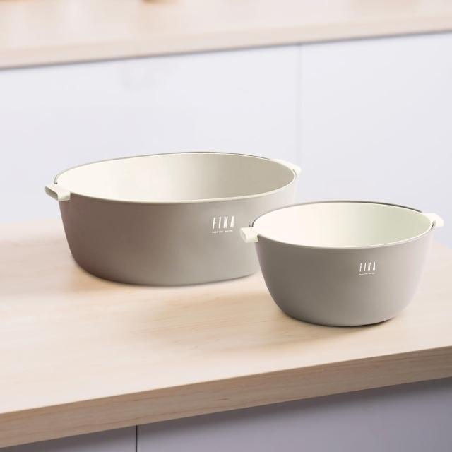【掌廚可樂膳】不鏽鋼多功能料理盆-22cm