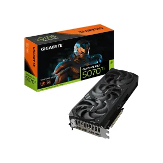 【GIGABYTE 技嘉】GeForce RTX5070Ti WINDFORCE OC SFF 16G顯示卡(GV-N507TWF3OC-16GD)