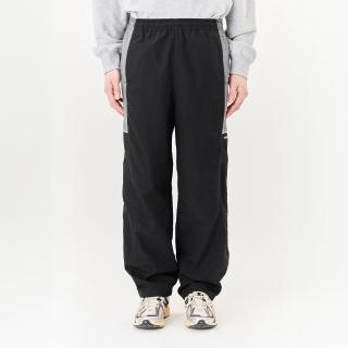 【Mark Gonzales】男女同款 側邊撞色休閒長褲-黑色