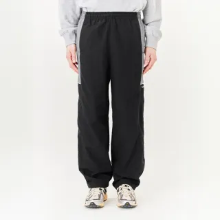 【Mark Gonzales官方旗艦】男女同款 側邊撞色休閒長褲-黑色