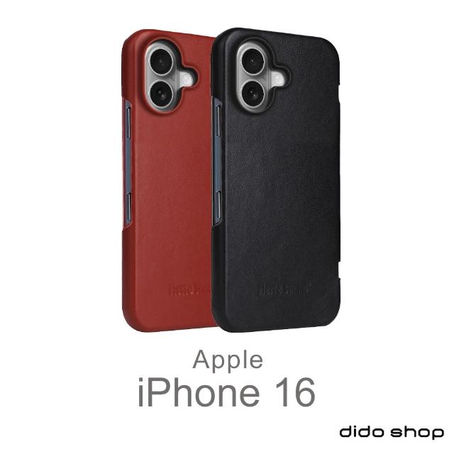 【Didoshop】iPhone 16 6.1吋 翻蓋式商務手機皮套(FS286)