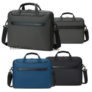 【J.S.優品】新時代筆電包 15.6吋 商務公事側背包 大容量防潑水 內建防震海綿