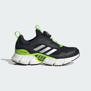 【adidas 愛迪達】運動鞋 童鞋 小童 兒童 CLIMACOOL VENTANIA BOA K 黑綠 JR3205