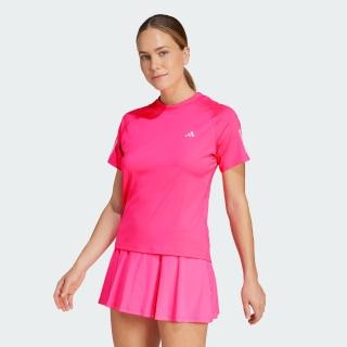 【adidas 愛迪達】短袖上衣 女 訓練 慢跑 亞規 CLUB TEE 粉 JN7096