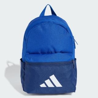 【adidas 愛迪達】後揹包 童包 小包 運動包 LK BP 3BAR 藍 JD1924