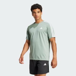 【adidas 愛迪達】短袖上衣 男 國際碼 TR-ES BASE 3S T 綠 JC5397