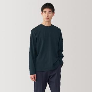 【MUJI 無印良品】男天竺圓領長袖T恤(共7色)