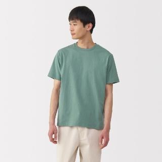 【MUJI 無印良品】男水洗天竺圓領短袖T恤(共7色)