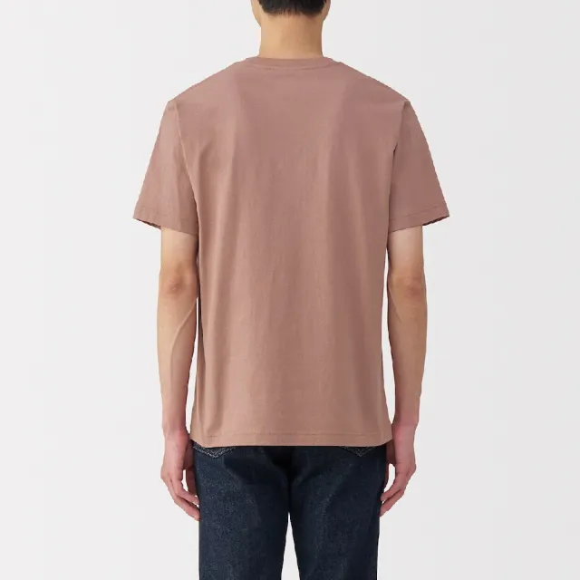 【MUJI 無印良品】男水洗天竺圓領短袖T恤(共7色)