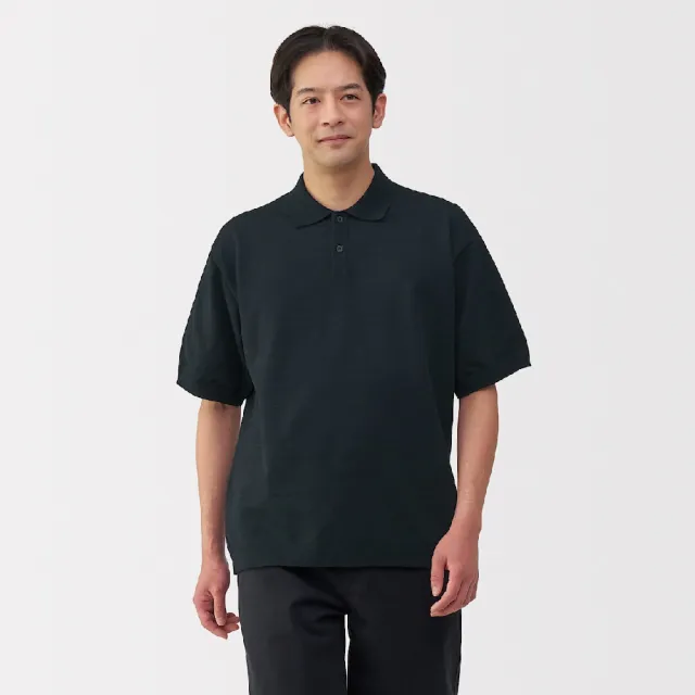 【MUJI 無印良品】男速乾針織短袖POLO衫(共4色)