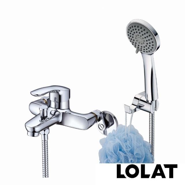【LOLAT 羅力】頂級沐浴水龍頭//出水量大/鉻(SNM1486H)