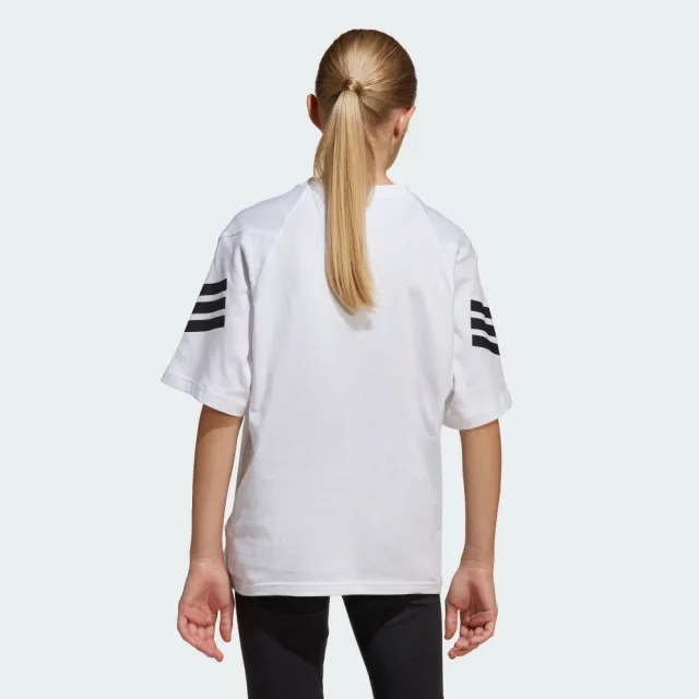 【adidas 愛迪達】FUTURE ICONS 3-STRIPES 短袖上衣 T恤 童裝 JN8088