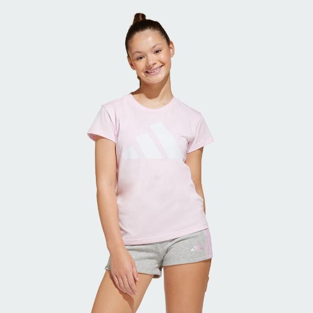【adidas 愛迪達】ESSENTIALS 短袖上衣 T恤 童裝 JC9623