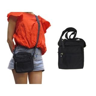 【SNOW.bagshop】斜揹包超小容量臺灣製造(二主袋+外袋共四層防水尼龍布全齡男女適用)