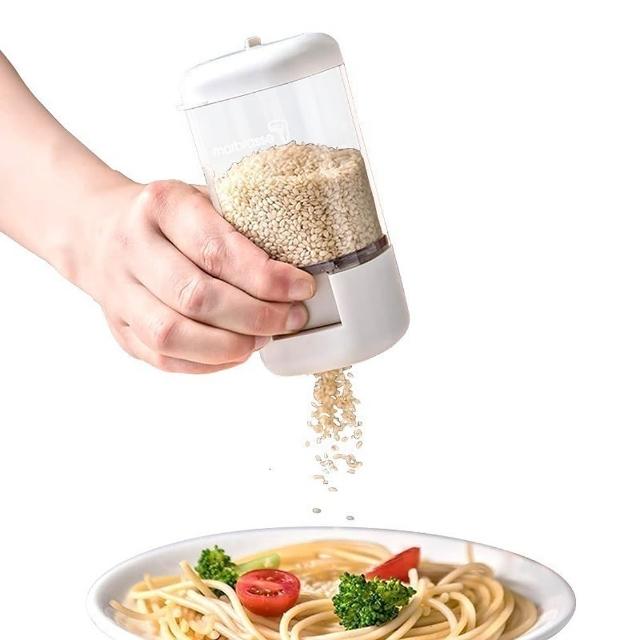 【日本Marbrasse】兩用式180ml按壓定量調味罐(2入裝)