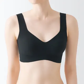 【MUJI 無印良品】女無痕背心式胸罩(共5色)