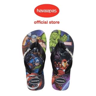 【havaianas 哈瓦仕】拖鞋 童鞋 兒童 漫威英雄 Kids Top Marvel Ii 藍 4148300-0090K(哈瓦士)
